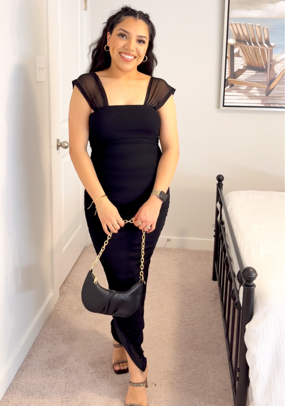 Black Ruched Dress 

#LTKFind #LTKbeauty #LTKstyletip