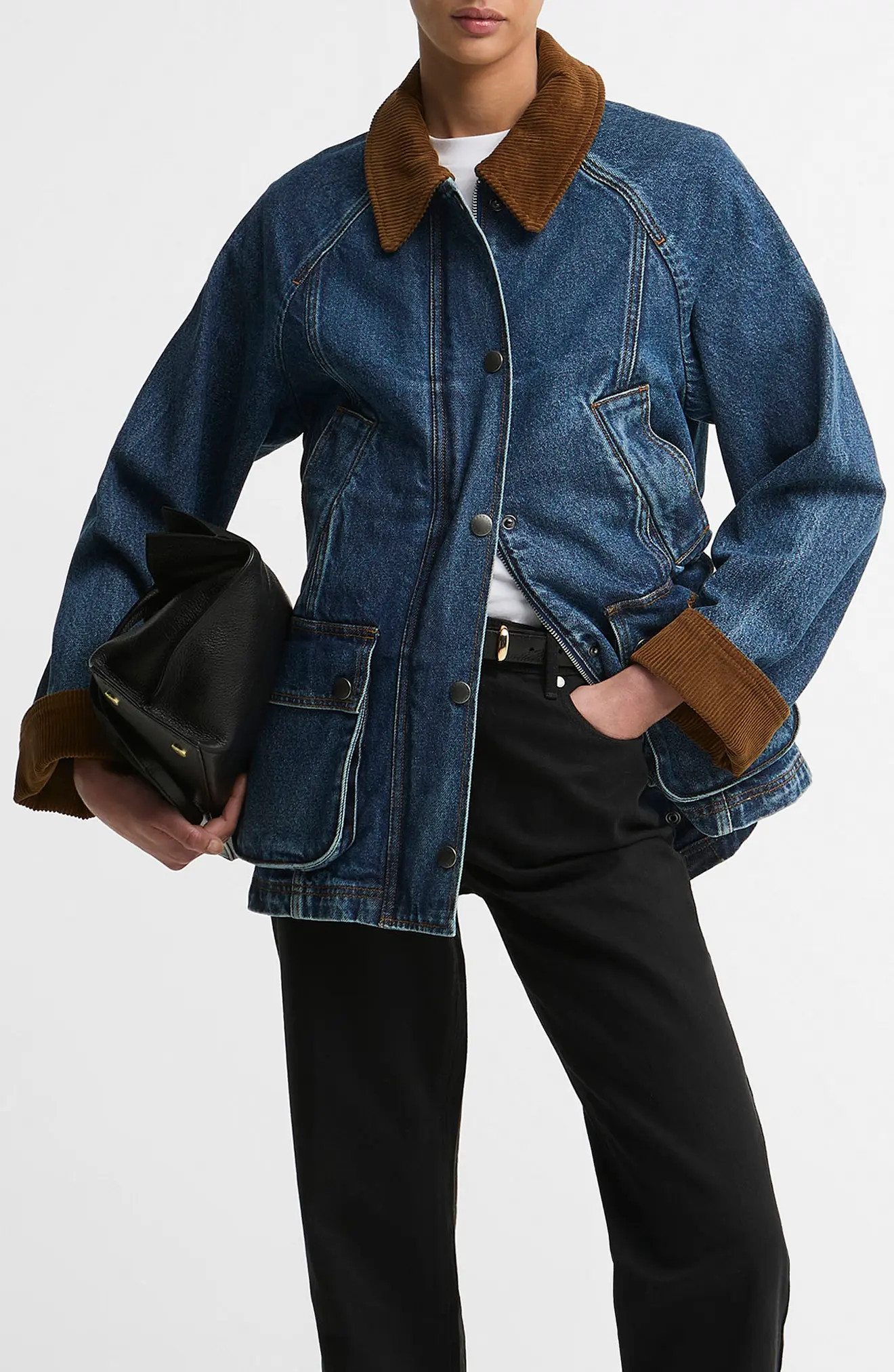 Barbour Modern Beadnell Denim Jacket (Women) | Nordstrom | Nordstrom