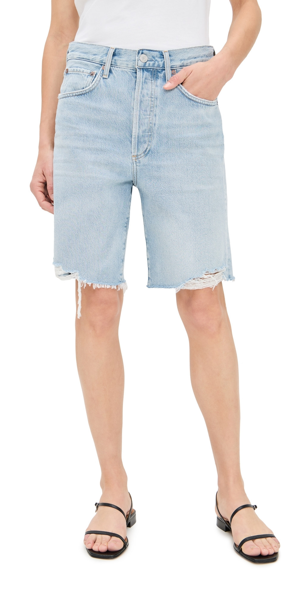AGOLDE 90's Mid Rise Loose Shorts Fragment 29 | Shopbop