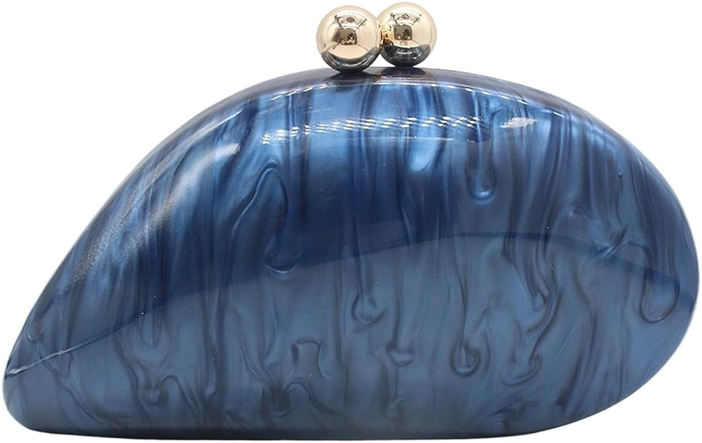 UMREN Seashell Chain Shoulder Bag for Women Acrylic Evening Clutch Bag Glitter Marble Purse Handb... | Amazon (US)