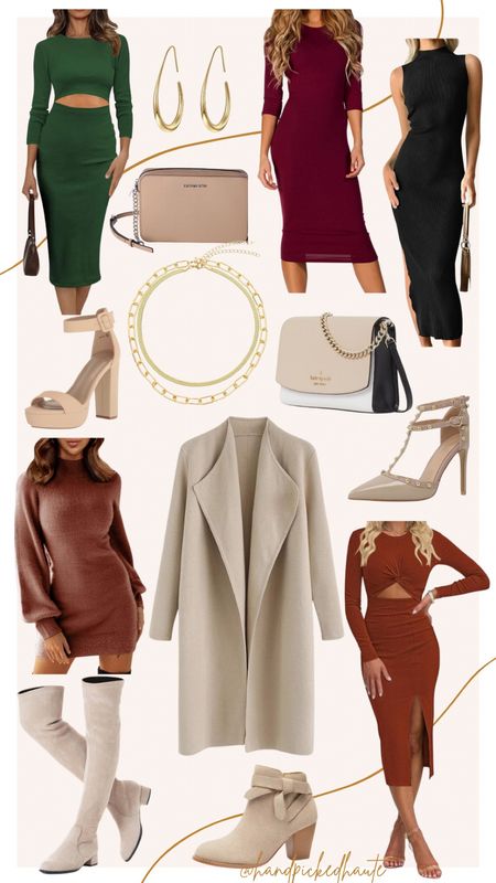 Dresses for all the occasions! A night out, date night, party, you name it! The perfect amount of sexy and classy. Obsessed with those heels and boots,  and that jacket is a staple all year round. 

Dress, spring outfit, date night outfit, Amazon finds
#womensstyle #founditonamazon #amazonfinds #amazonfashion

#LTKfindsunder100 #LTKSpringSale #LTKsalealert