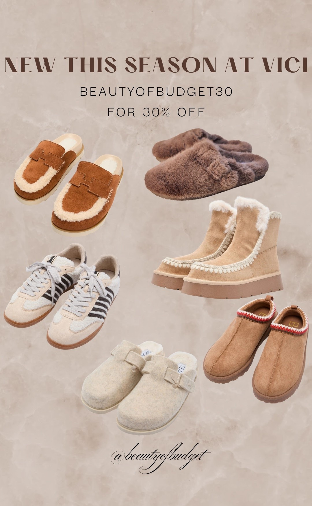 Winter drop is LIVE at Vici! Use BEAUTYOFBUDGET30 for 30% off sitewide 


Vici finds
Winter style
Mules

#LTKFindsUnder50 #LTKSeasonal #LTKgrwm
