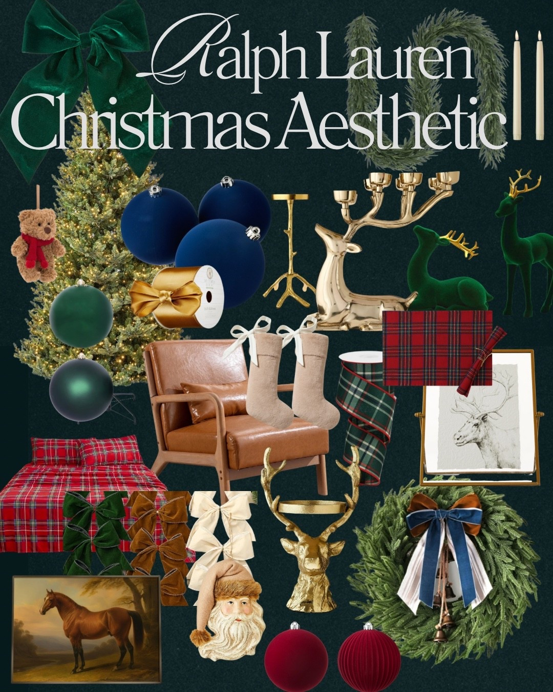 Ralph Lauren Christmas Aesthetic… but make it Walmart 👀🎄 Get the luxe look for less this holiday season! Think plaid, velvet bows, gold accents, elegant wreaths, rich jewel tones, and timeless Christmas decor — all affordable finds from Walmart. Classic, cozy, and elevated for 2025 Christmas home decor trends.

Ralph Lauren Christmas aesthetic, Walmart Christmas decor, affordable holiday decor, luxury look for less, plaid Christmas, velvet bows, gold Christmas accents, 2025 Christmas trends, Walmart holiday finds, cozy classic Christmas.

#LTKSeasonal #LTKFindsUnder50 #LTKHome