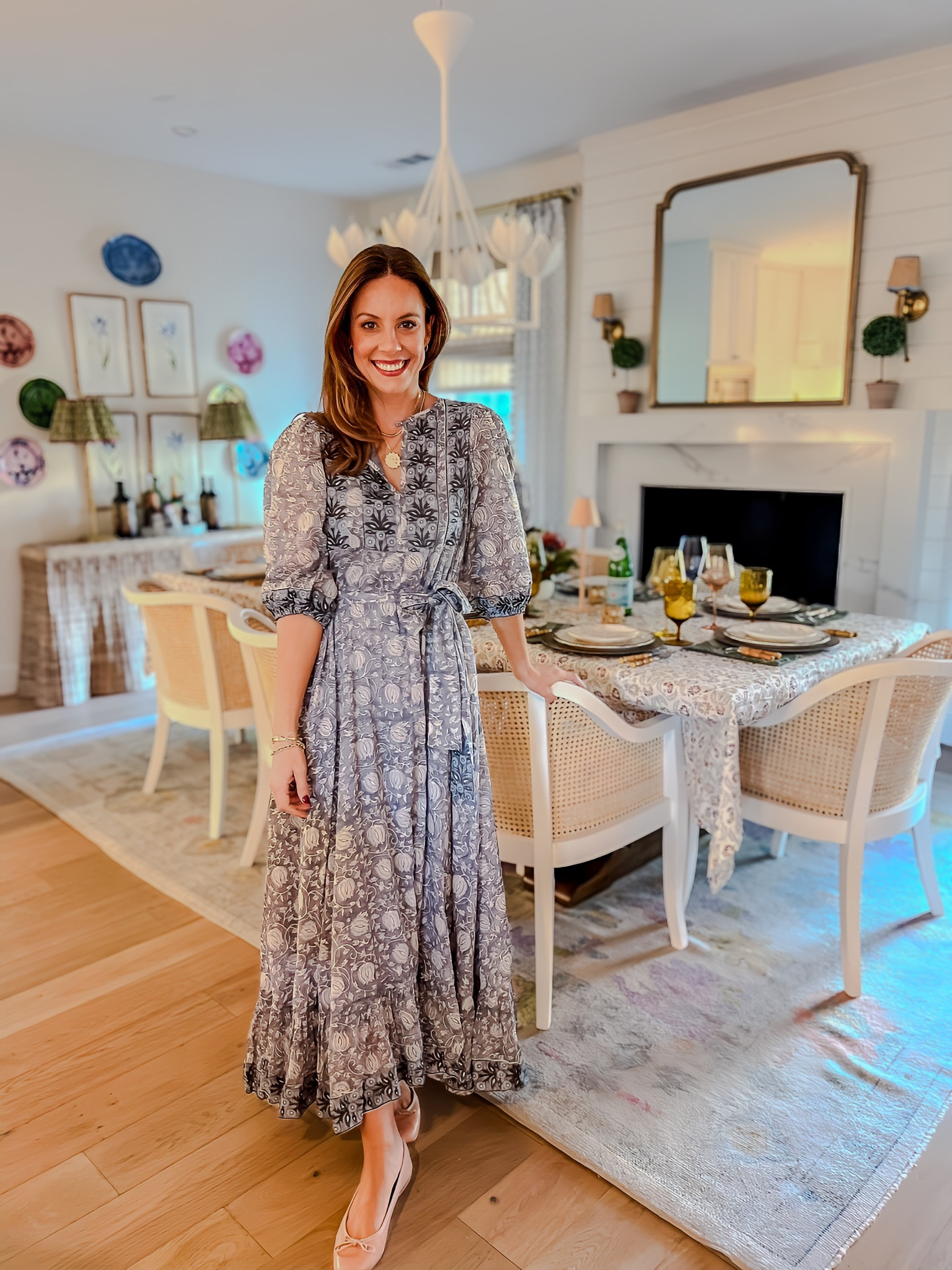 The perfect thanksgiving dress! Optional, adjustable tie, pockets, flowy, comfortable. I’m in a size small. 

#LTKSeasonal #LTKstyletip #LTKparties