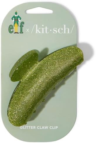 Kitsch x Elf Glitter Hair Large Claw Clips for Thick Hair Accessories for Women Stylish Claw Clip... | Amazon (US)
