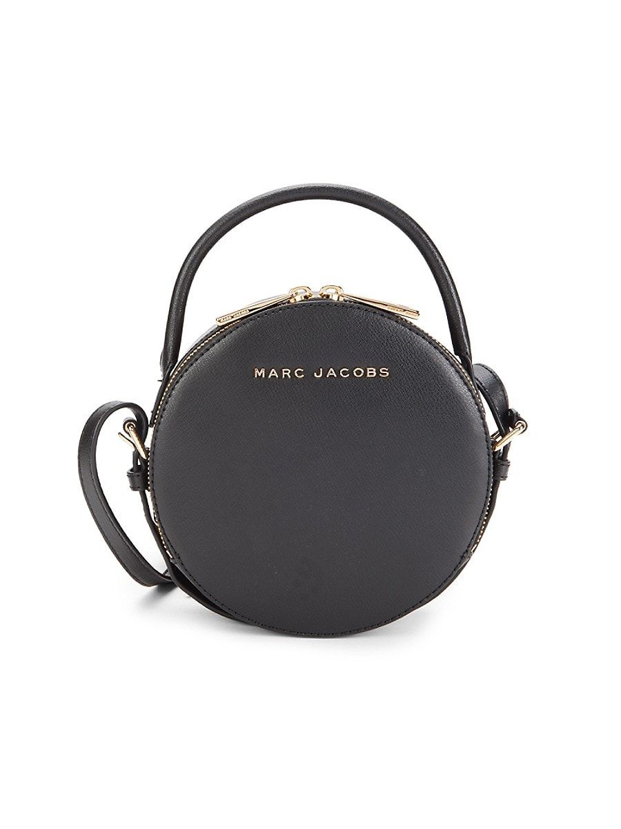 Marc Jacobs Women's Leather Circle Crossbody Bag - Black | Saks Fifth Avenue OFF 5TH
