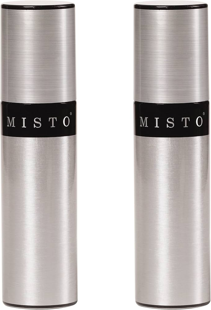 Misto Aluminum Oil Sprayer, Set of 2, Versatile Refillable Aerosol Sprayers for Olive Oil, Vinega... | Amazon (US)