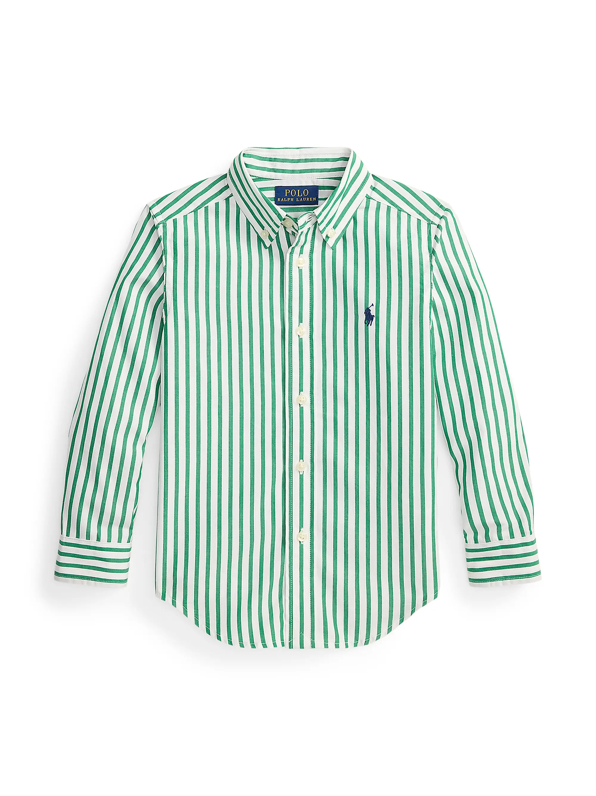 Little Boy's & Boy's Striped Cotton Poplin Shirt | Saks Fifth Avenue