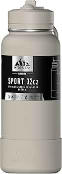 Hydrapeak 32oz Sport Insulated Water Bottle with Straw or Chug Lid, Leak & Spill Proof, Keeps Dri... | Amazon (US)