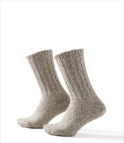 Click for more info about Adults' Merino Wool Ragg Socks, 10" Two-Pack