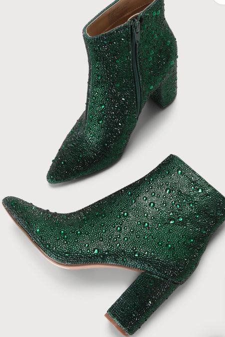 Green boots!! Yes ma’am! I am Christmas party shopping & will share all of the cute outfits for 2022! 🎄🍽✨ These would look amazing with the Emerald Green Satin Midi Skirt linked below 🤩

#LTKSeasonal #LTKshoecrush #LTKHoliday