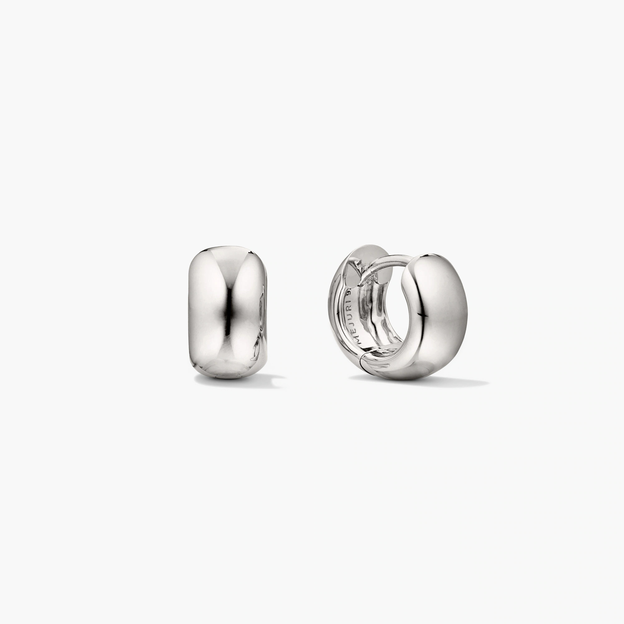 18k Gold Vermeil Chunky Huggie Hoop Earrings - Jewelry | Mejuri | Mejuri Fine Crew