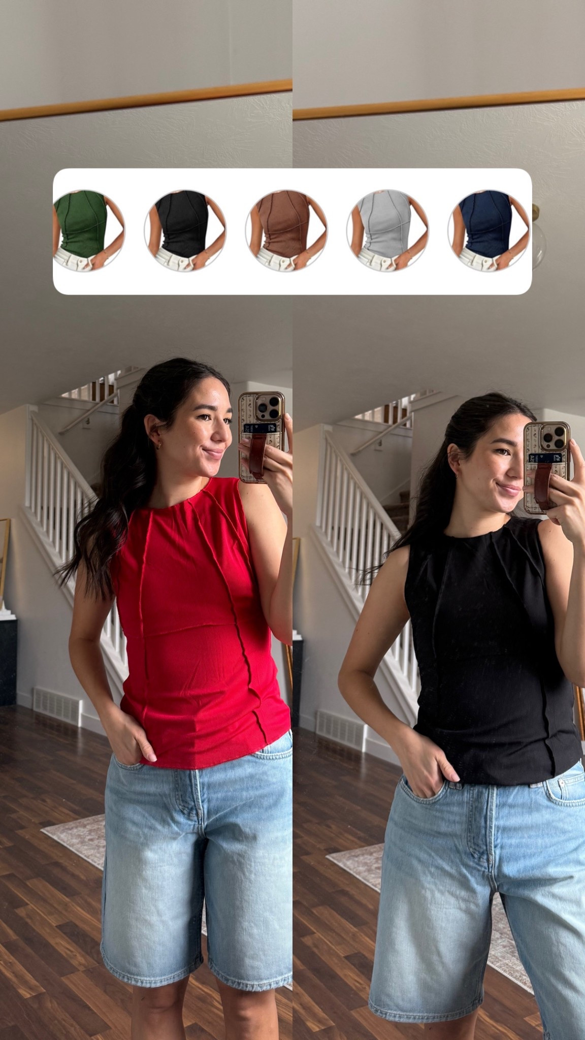 Tank top with new garments! Modest 

#LTKFindsUnder100 #LTKPetite #LTKFindsUnder50