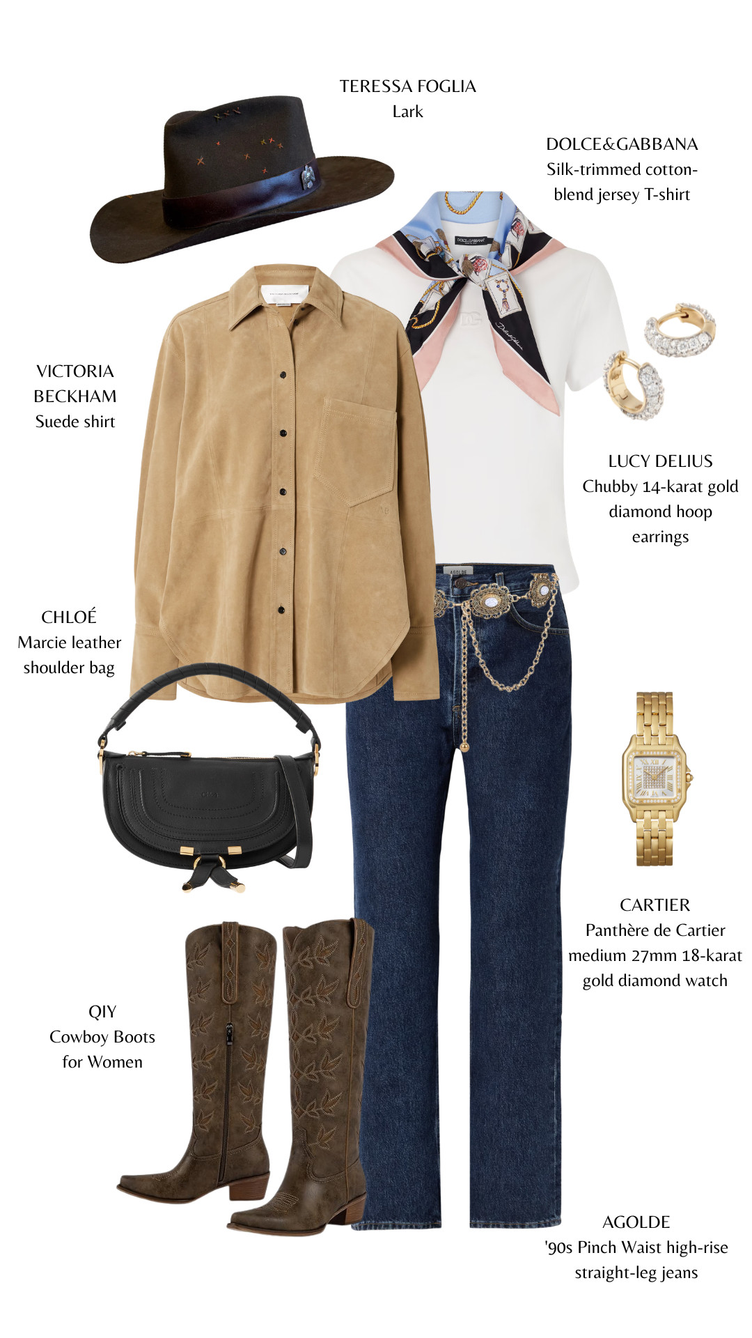 Polished western, done right 🤎✨

Suede layers, classic denim, and heritage gold—finished with cowboy boots for that effortless ranch-meets-luxury feel.

#WesternChic #ModernCowgirl #SuedeStyle #DenimClassics #CowboyBoots #ElevatedEveryday #WesternElegance #TimelessStyle
 

 #LTKootd #LTKSeasonal #LTKTravel