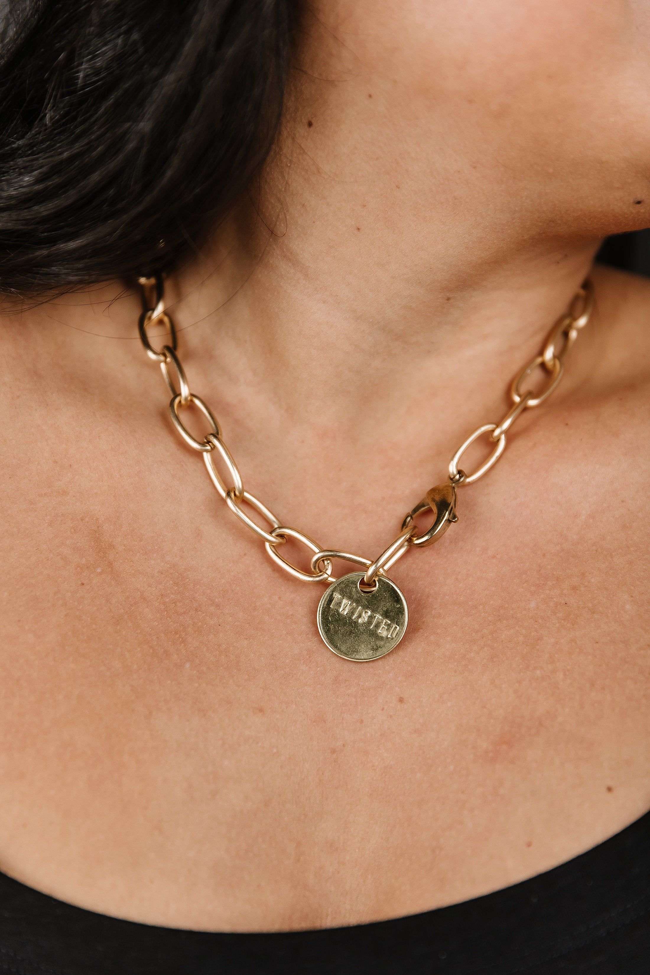 Classic Necklace - Brass | Mindy Mae's Market