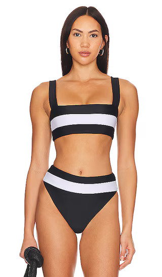 Aleah Top in Black & White | Revolve Clothing (Global)