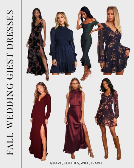 Fall wedding guest dresses from lulus, fall dresses, fall fashion finds, outfit ideas for fall, fall style 

#LTKstyletip #LTKSeasonal #LTKwedding