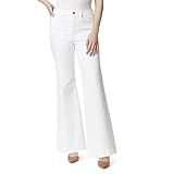 Jessica Simpson Women's True Love Trouser Wide Leg Jean, White, 26 Regular | Amazon (US)