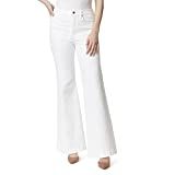 Jessica Simpson Women's True Love Trouser Wide Leg Jean, White, 31 Regular | Amazon (US)