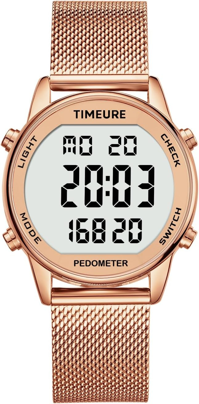 Pedometer Watch for Women, Step Counter Watch, No App or Charging | Amazon (US)