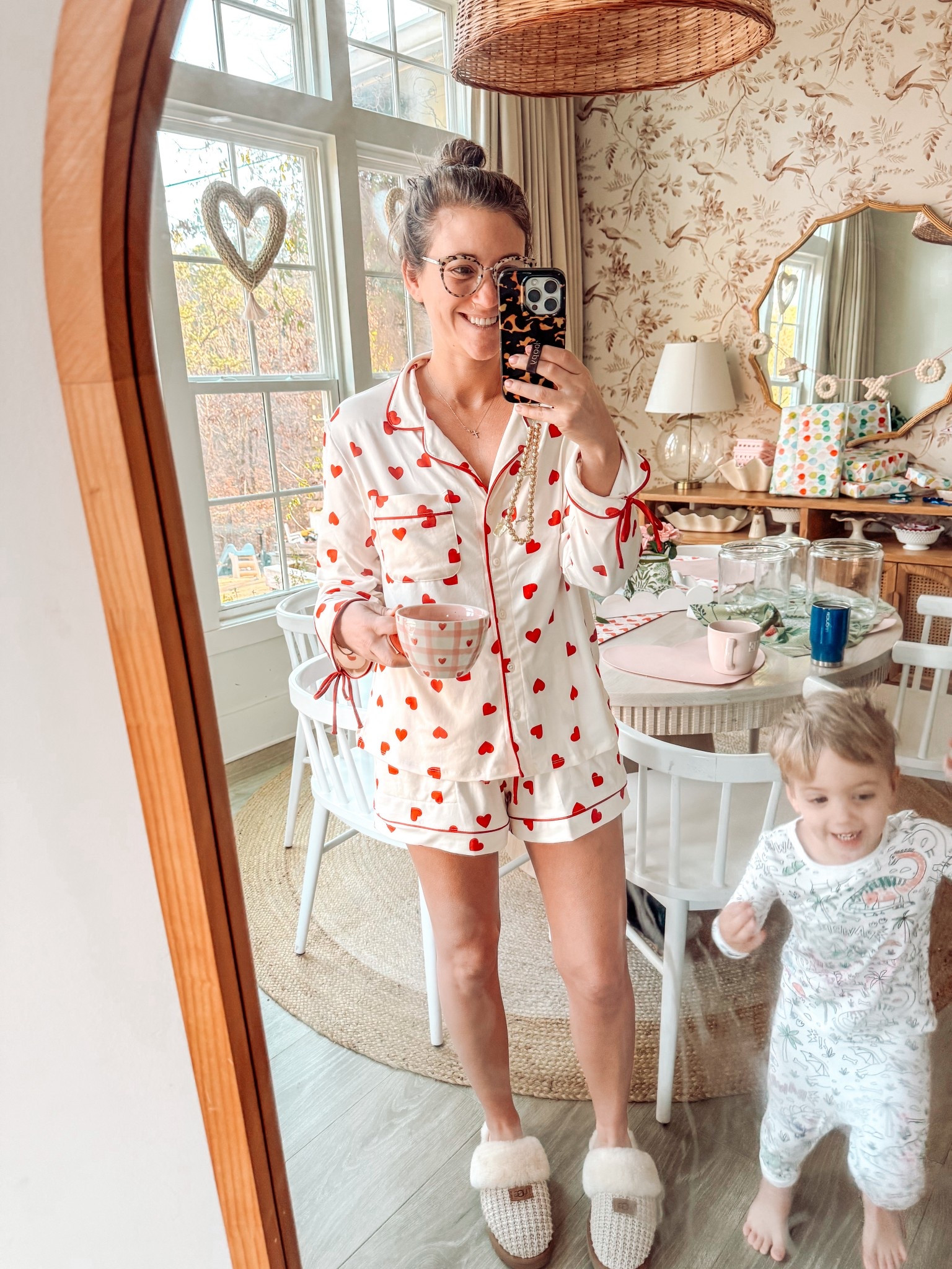 Softest and cutest bday pjs and my new favorite house shoes / slippers ! 

#LTKdayinmylife #LTKmomlife #LTKFindsUnder50