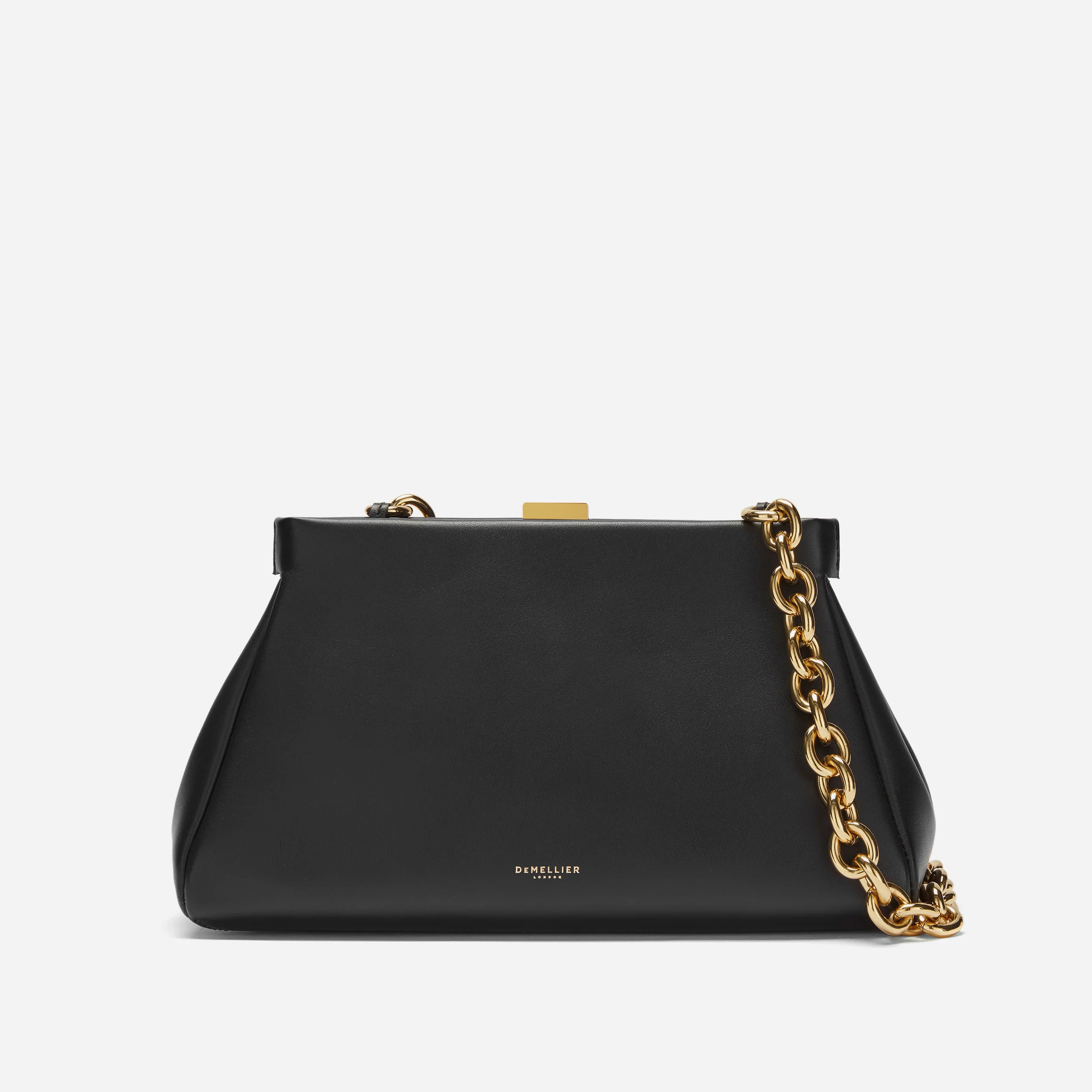 The Cannes | Black Smooth With Chunky Chain | DeMellier | DeMellier