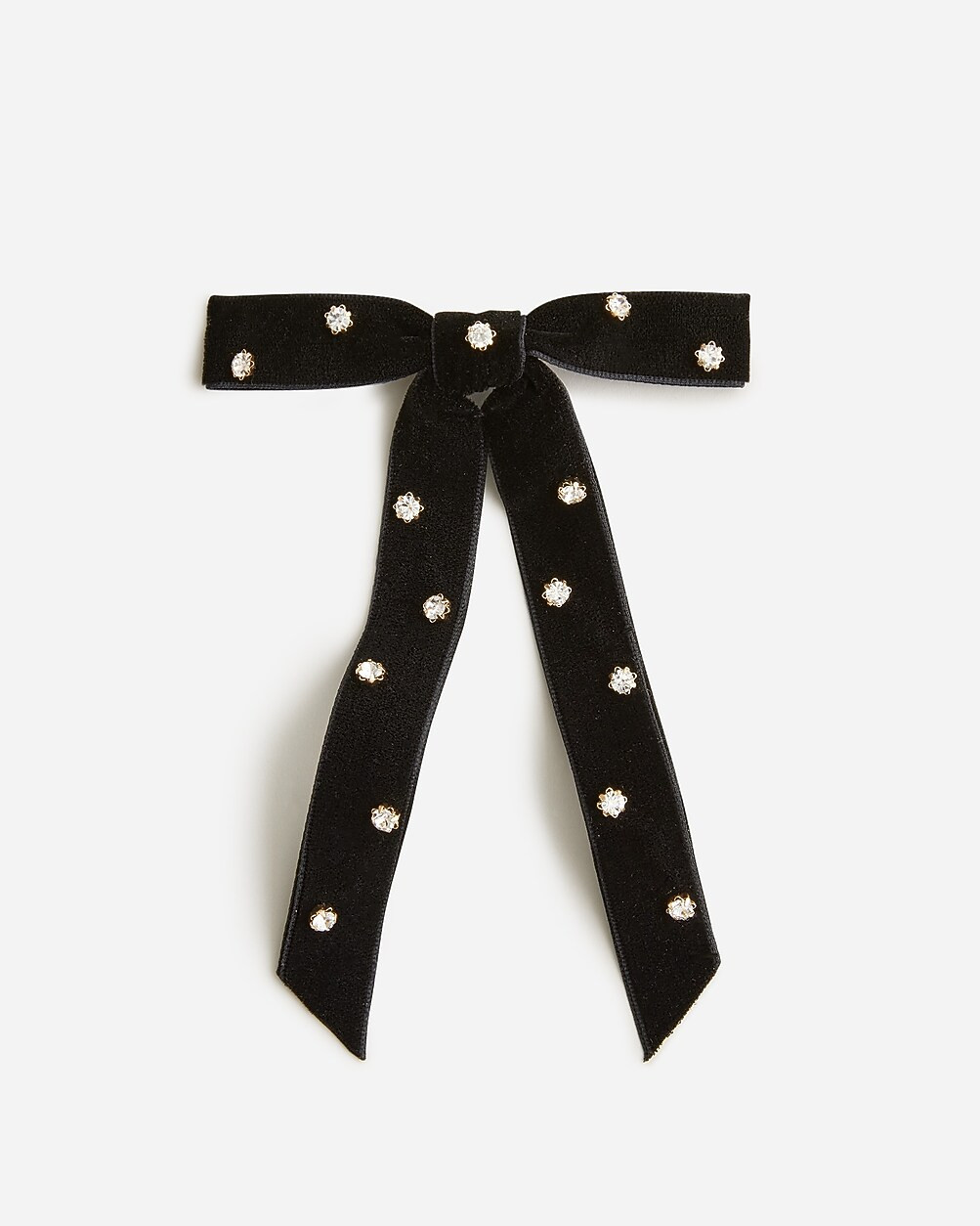 Girls' velvet bow pin | J. Crew US