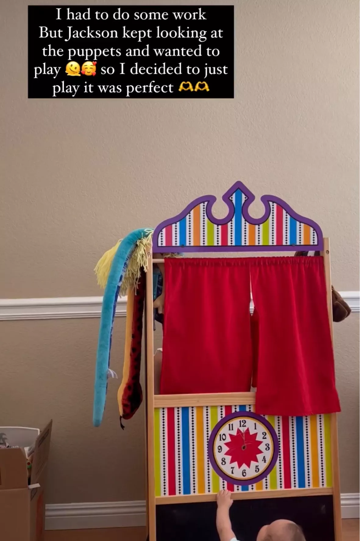 Deluxe Wooden Puppet Theater