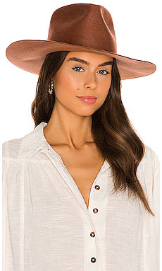 Janessa Leone Willa Hat in Burnt Orange from Revolve.com | Revolve Clothing (Global)