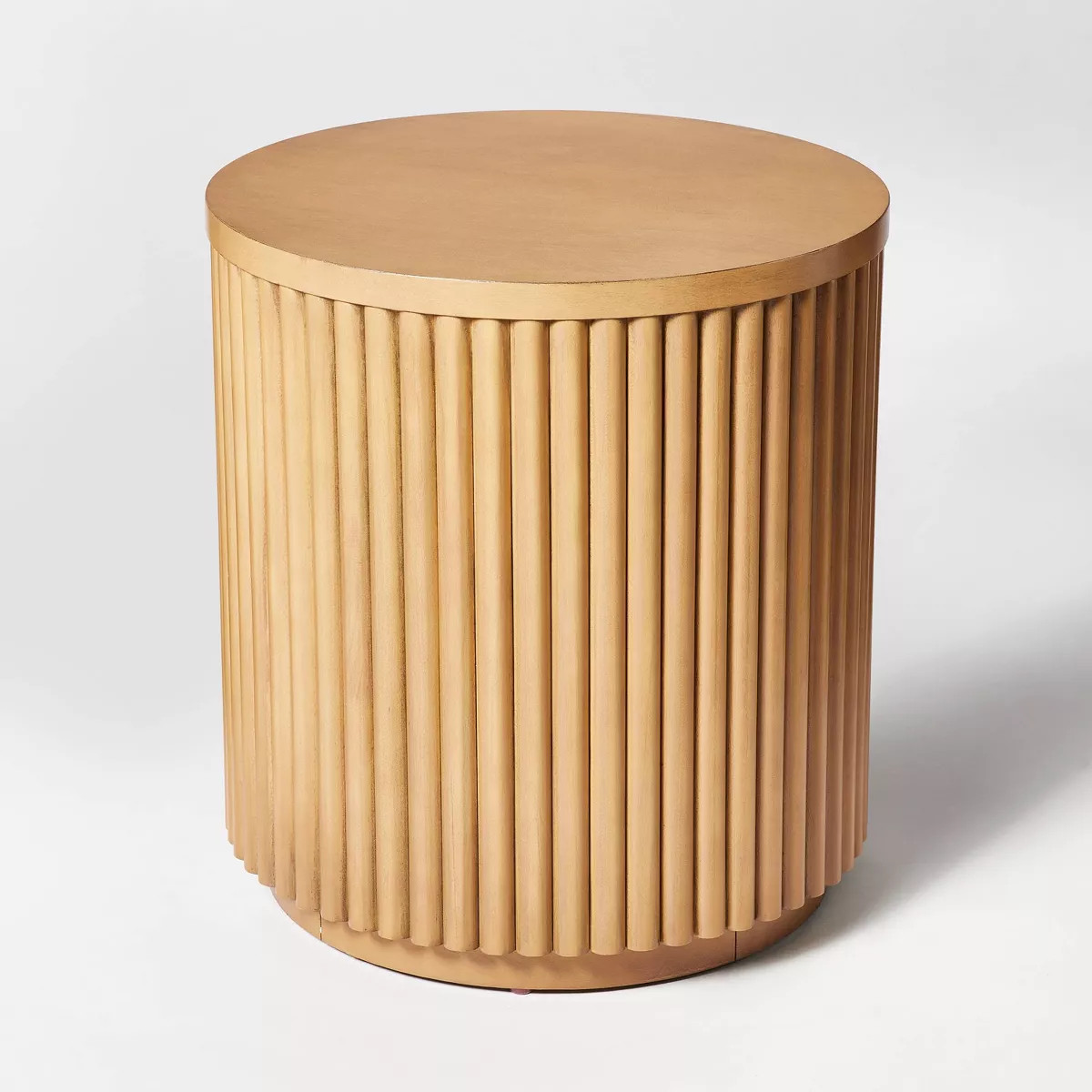 Dowel Accent Table Natural - Threshold™ designed with Studio McGee Fully Assembled | Target