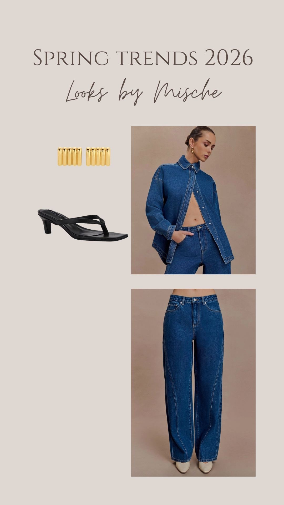 The perfect all denim look for Spring 🤍