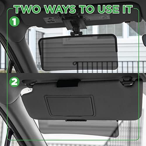 lebogner Curved Sun Visor for Car, Polarized See-Through Clip On Adjustable Visor Extender Sun Bl... | Amazon (US)