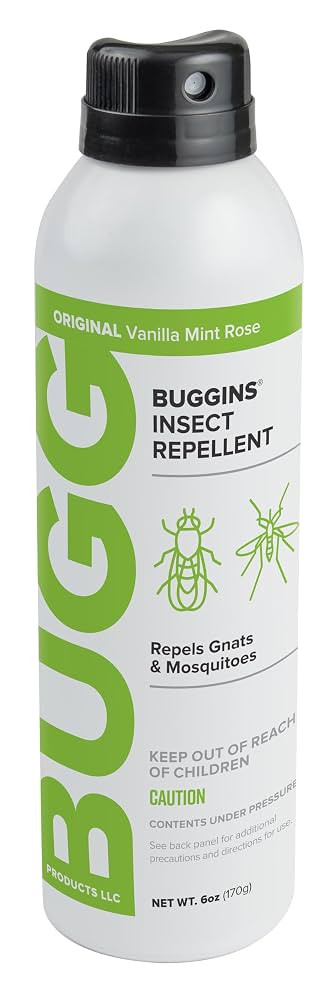 BUGGINS Original - Insect Repellent - Mosquitoes & Gnats, DEET Free, Non-Greasy - 6 oz Continuous... | Amazon (US)