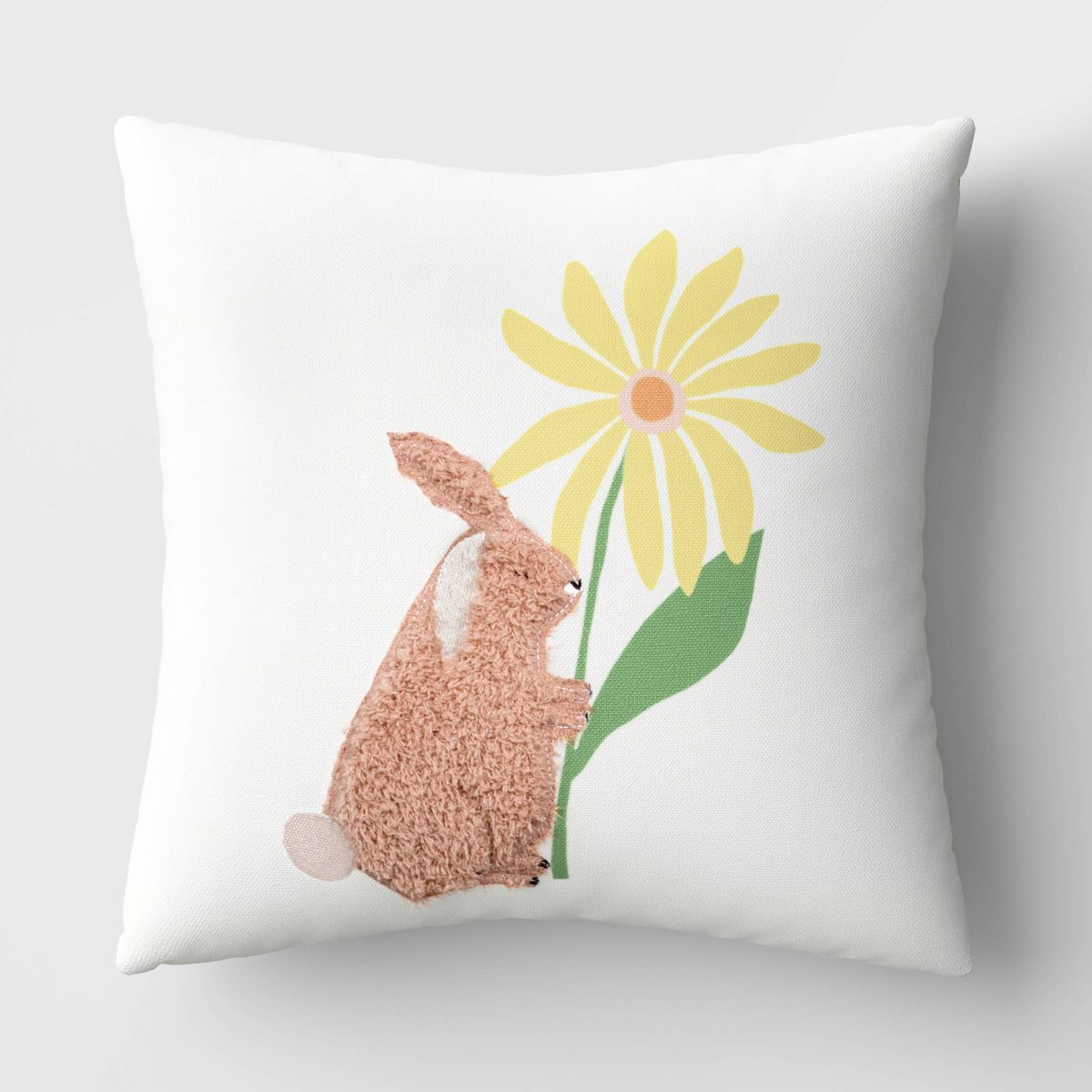 Bunny and Egg Easter Square Throw Pillow - Room Essentials™ | Target