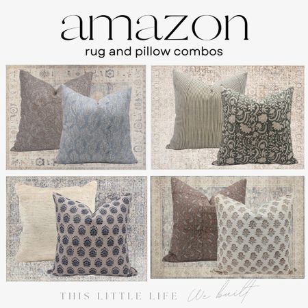 Amazon rug and pillow combos!

Amazon, Amazon home, home decor, seasonal decor, home favorites, Amazon favorites, home inspo, home improvement

#LTKStyleTip #LTKHome #LTKSeasonal