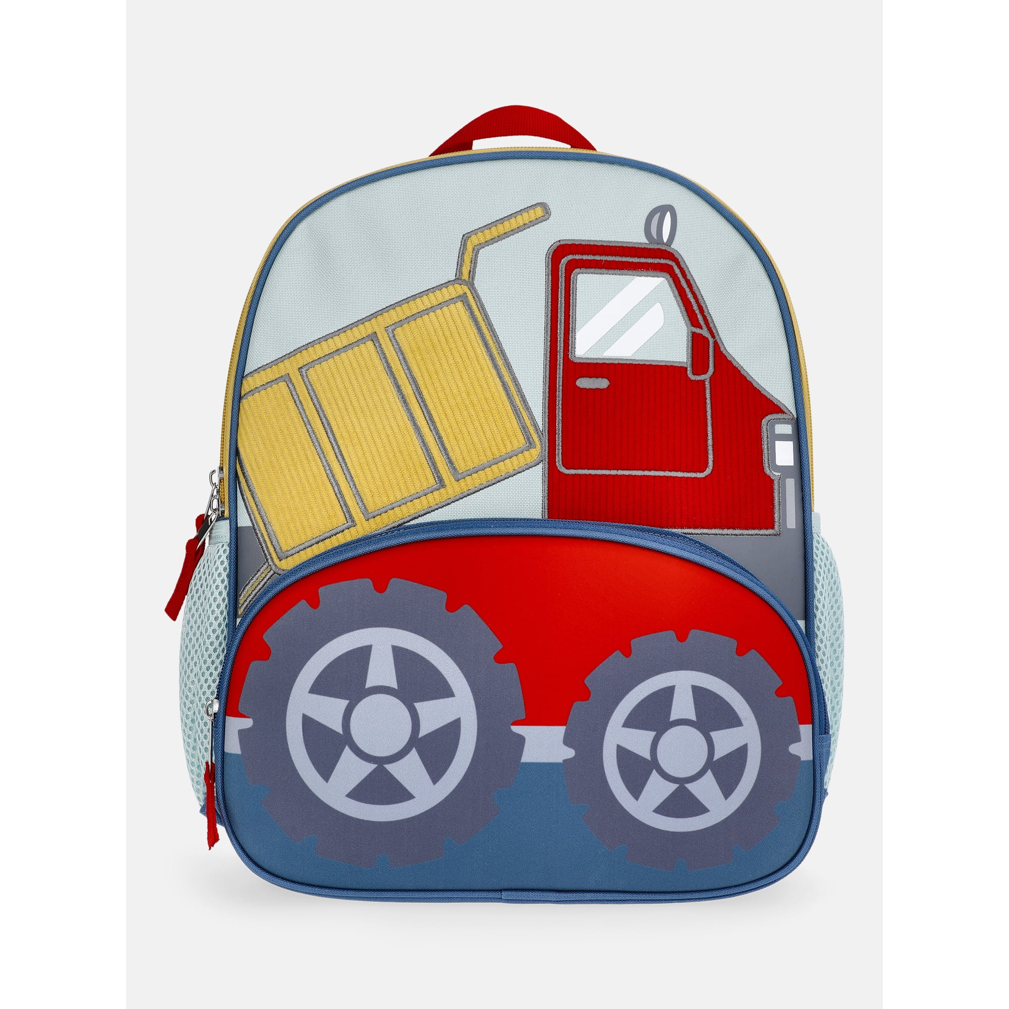 Wonder Nation Toddlers' 13.5” Beep Beep Dump Truck Backpack, Dusty Denim | Walmart (US)