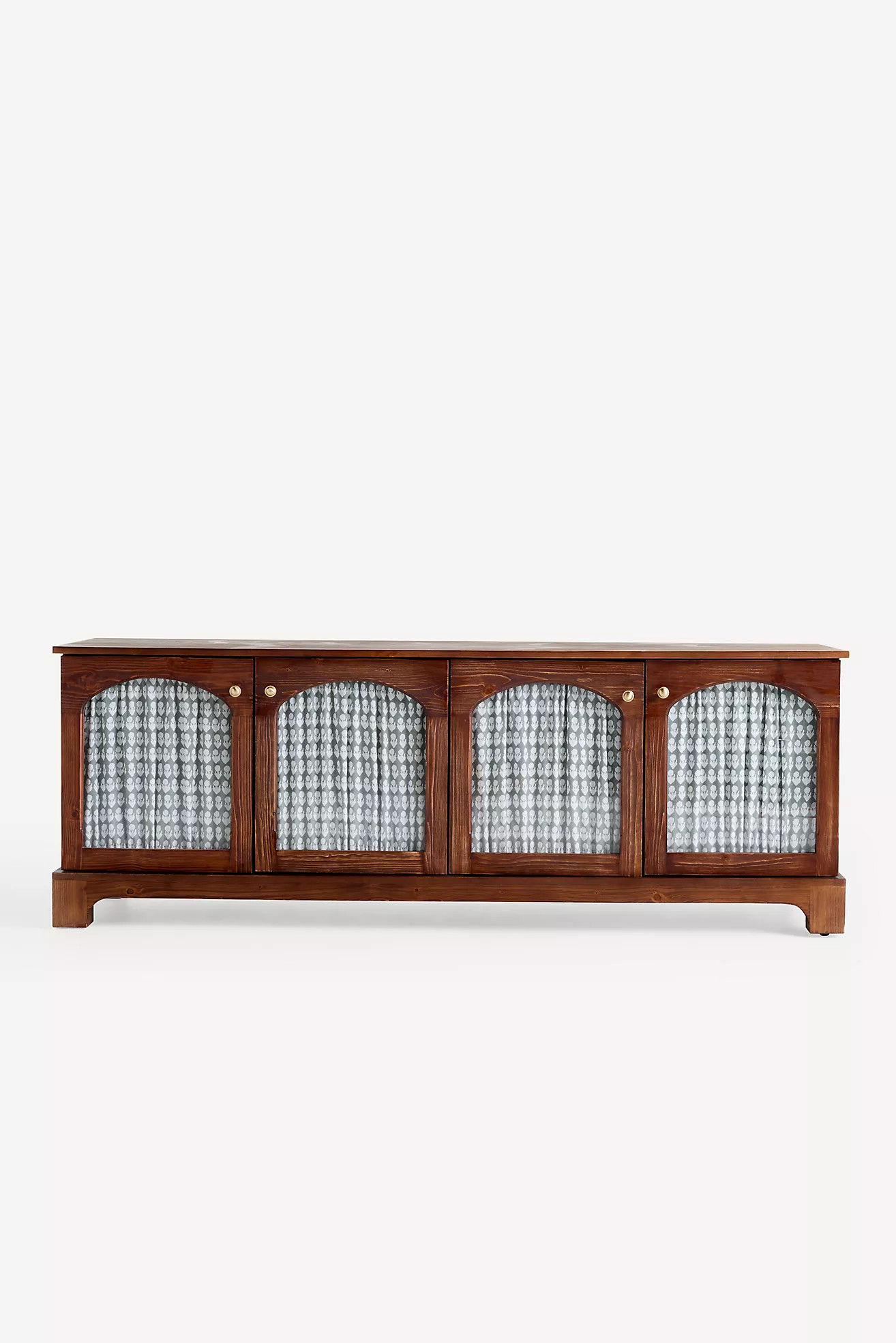 Whitney 68" Curtain Media Console | Anthropologie (US)