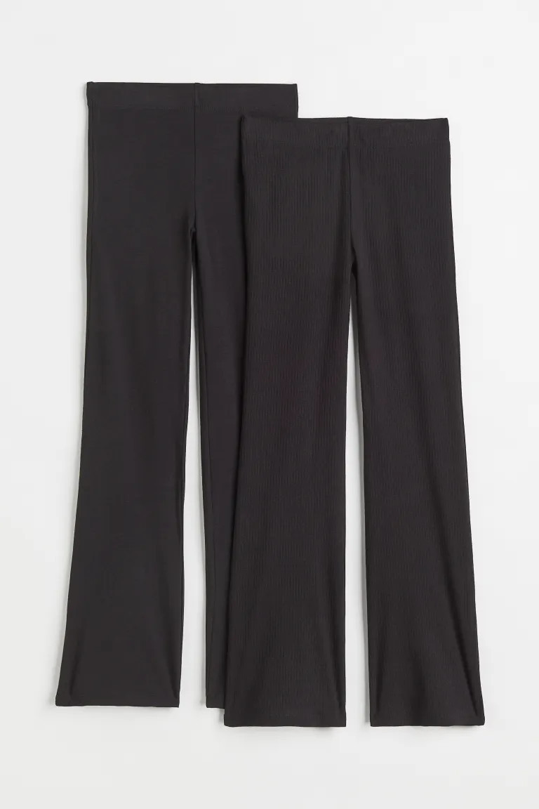 Pack de 2 leggings acampanados | H&M (FR, IT, ES, PT, BE)