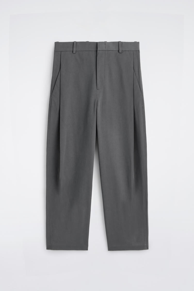 Wide-Leg Pleated Cotton Pants | COS (US)