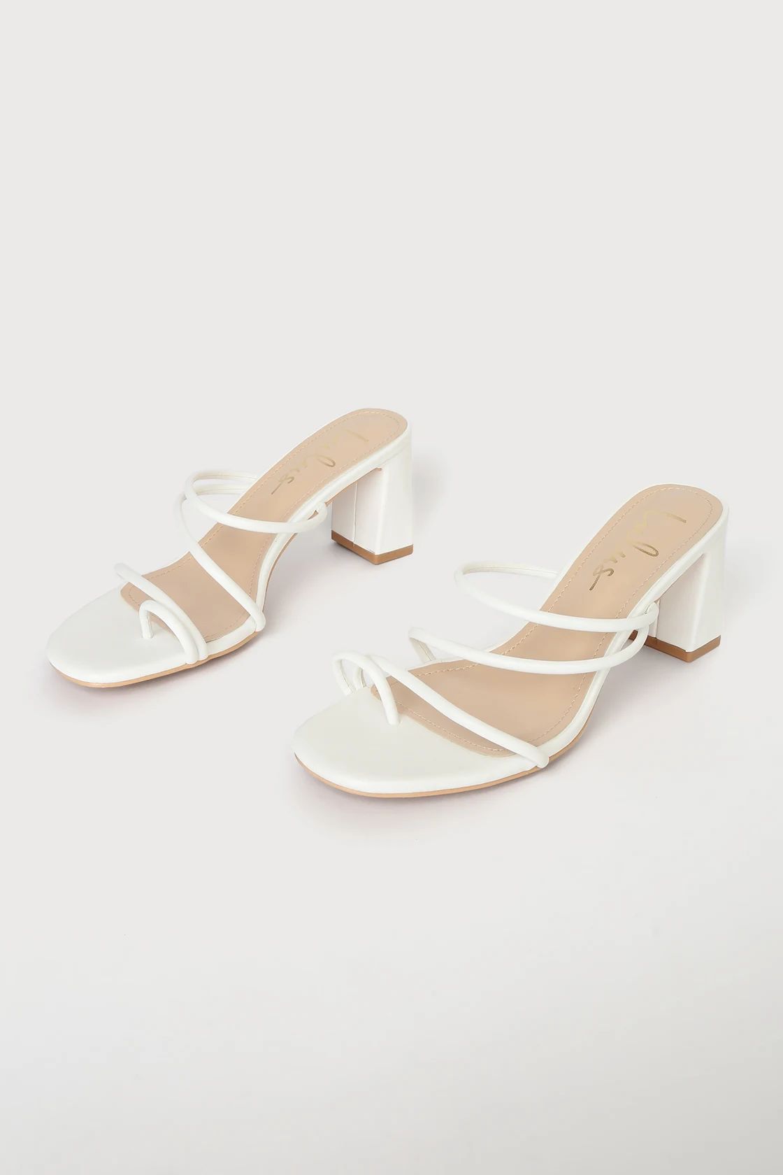 Kaylah White High Heel Sandals | Lulus (US)