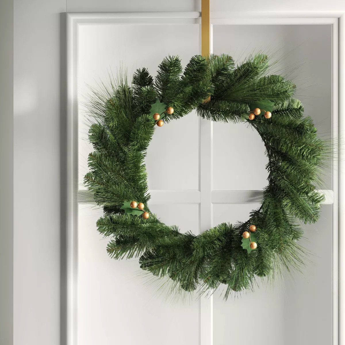 20" Mixed Greenery Artificial Christmas Wreath - Wondershop™ | Target