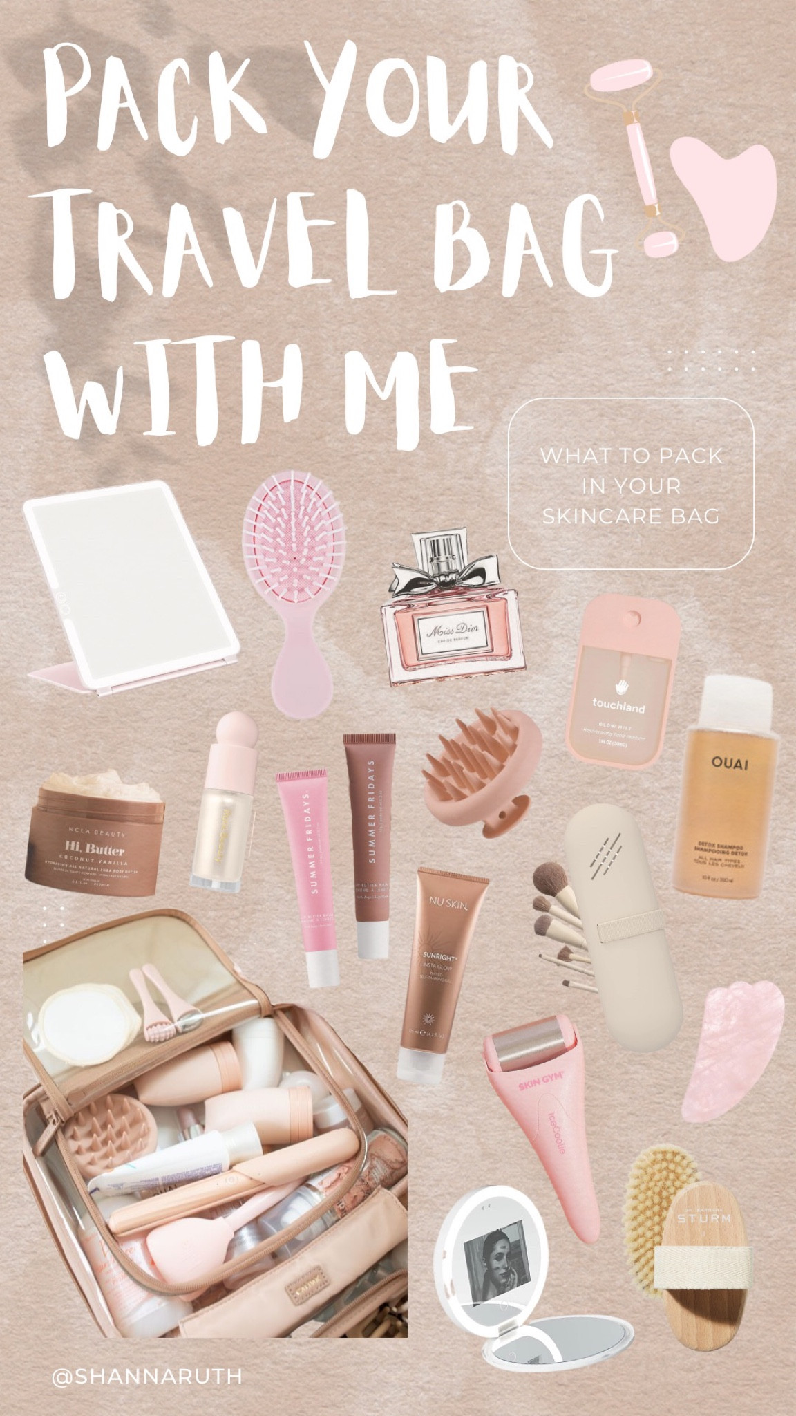 Pack your travel bag from CALPAK with cute finds !! ☺️

#LTKtravel #LTKbeauty #LTKitbag
