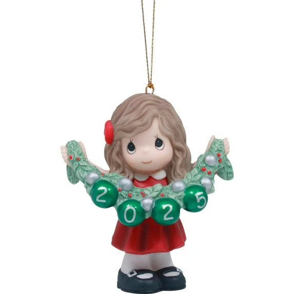 2025 Dated Girl Ornament - Deck The Halls Dated Girl Ornament | Walmart (US)