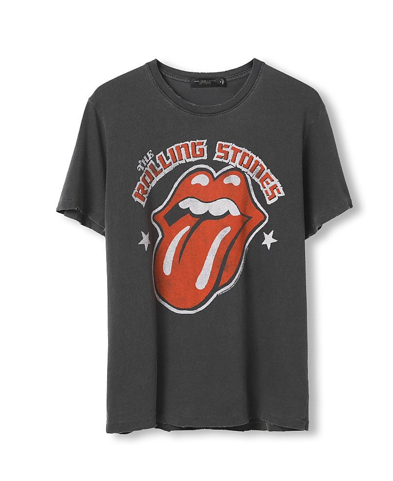 Junk Food Clothing Men's The Rolling Stones Hot Lip Stars Vintage Tee | Bloomingdale's (US)