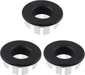 Murtenze 3Pcs Sink Overflow Ring, Sink Basin Trim Overflow Cover Copper Insert in Hole Round Caps... | Amazon (US)