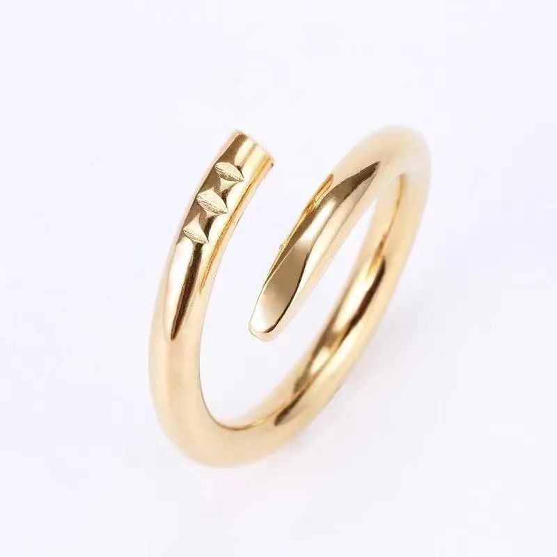 Love Ring with 3mm wedding rings Woman Jewelry Men Promise with Velet Bag gift | DHGate