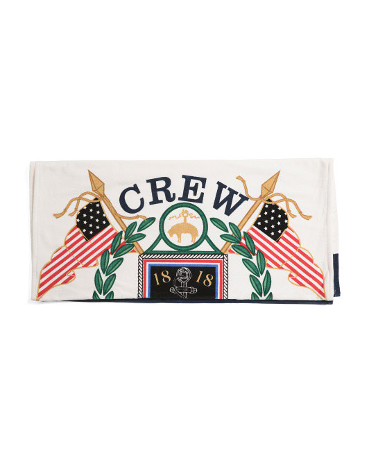 Logo Crest Beach Towel | TJ Maxx