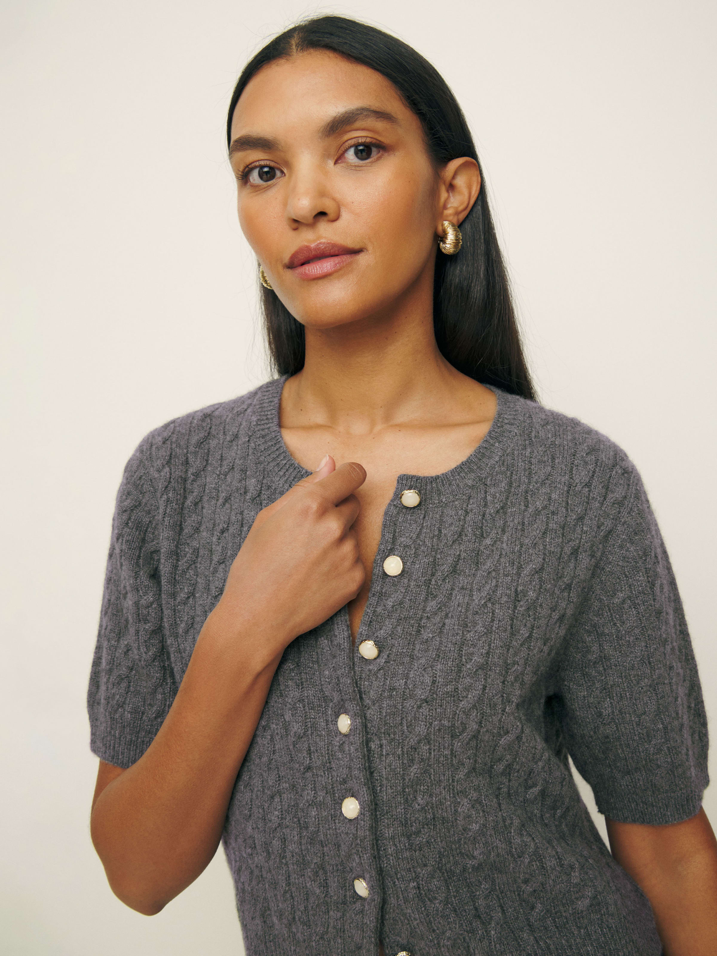 Claire Cashmere Cardigan | Reformation (Global)