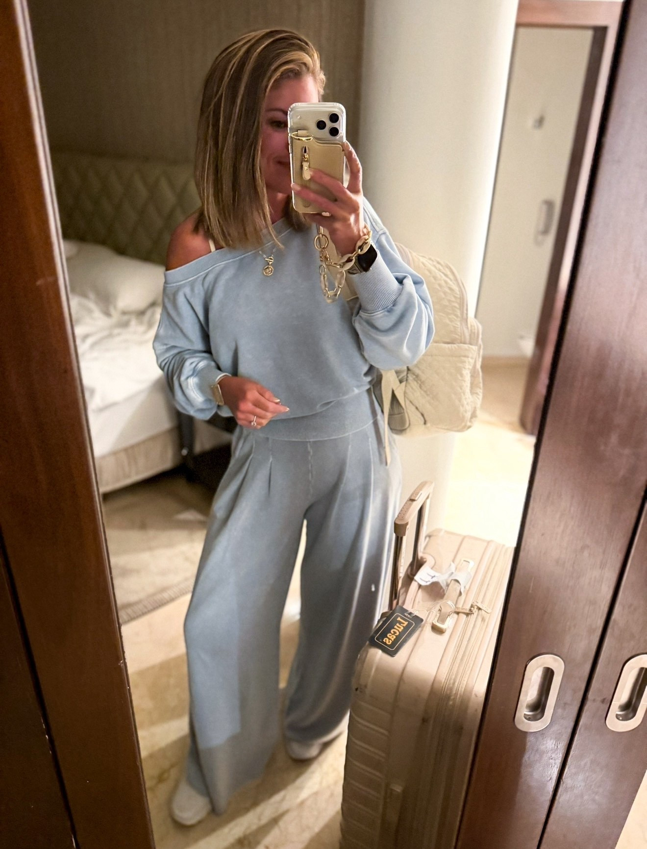 Time to head home ✈️ 
This Aerie set is pure comfort for travel. 
Wearing size small in both pieces  

#LTKOver40 #LTKTravel #LTKootd