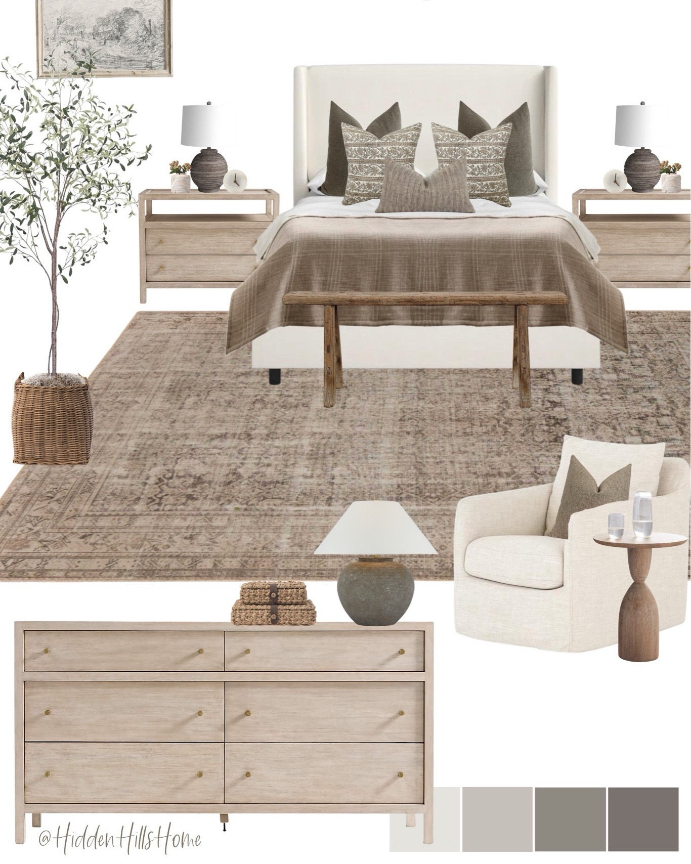 Bedroom decor, bedroom mood board, master bedroom design ideas, Tilly bed, nightstand decor ideas, home decor Inspo, organic modern bedroom #bedroom

#LTKSaleAlert #LTKHome #LTKSeasonal